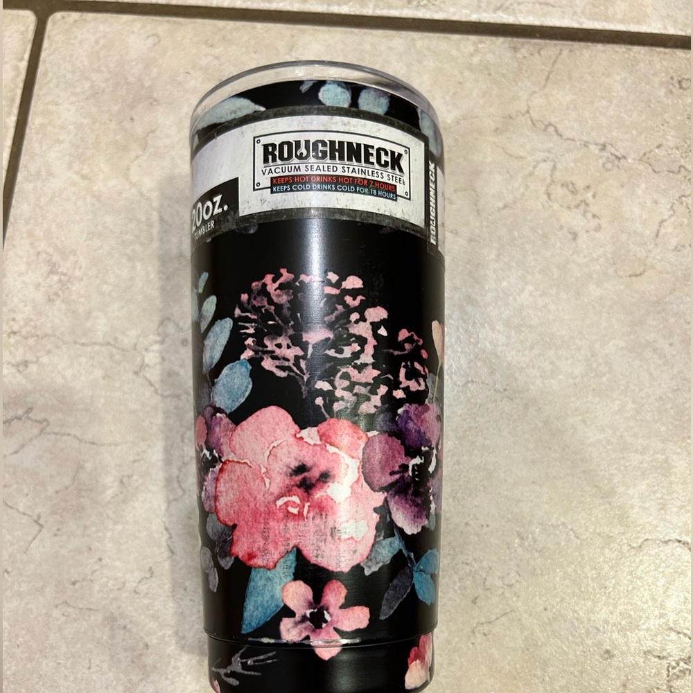 Floral tumbler